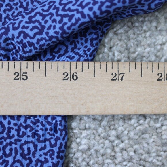 Greyson Polo Shirt Mens XL Blue Geometric Golf Polyester Stretch Short Sleeve - Picture 12 of 14